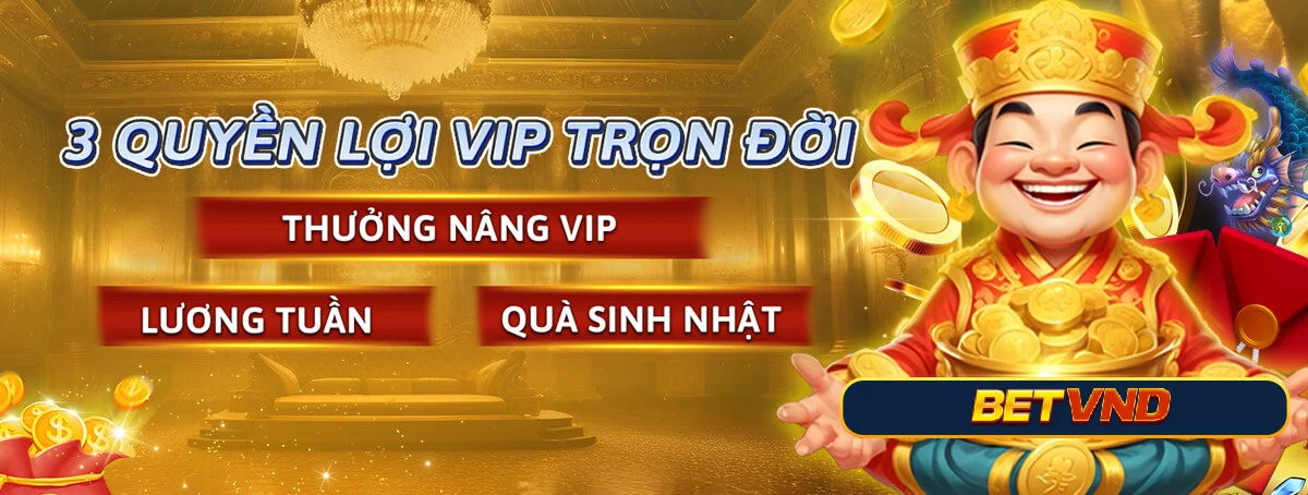 3 quyền lợi trọn đời BETVND 3 quyền lợi trọn đời BETVND