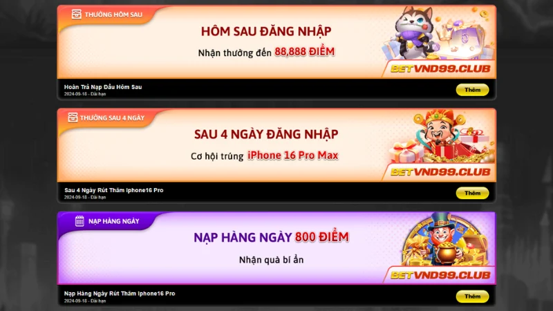 Lợi Ích Từ Khuyến Mãi BETVND