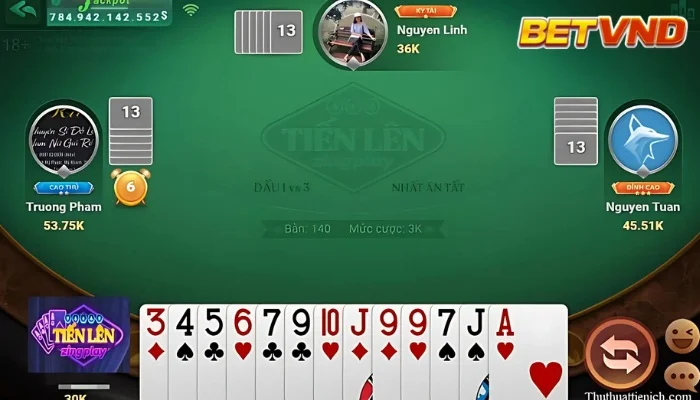 Nhớ bài tiến lên